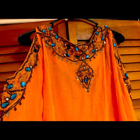 🧡 Extra Small Nikka Sheer Long Sleeved Top 🧡 - Picture 2 of 3